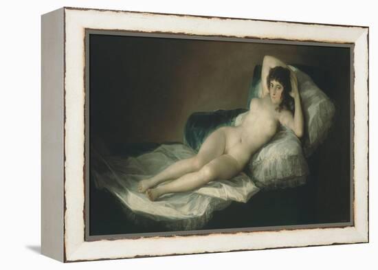 La Maja Desnuda, the Nude Maja, 1797-1800-Francisco de Goya-Framed Premier Image Canvas