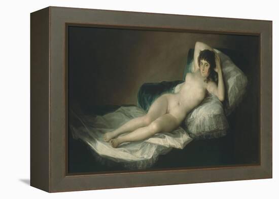 La Maja Desnuda, the Nude Maja, 1797-1800-Francisco de Goya-Framed Premier Image Canvas