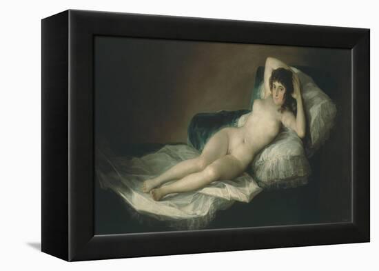 La Maja Desnuda, the Nude Maja, 1797-1800-Francisco de Goya-Framed Premier Image Canvas