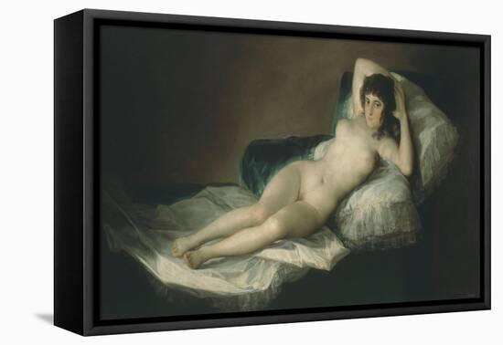 La Maja Desnuda, the Nude Maja, 1797-1800-Francisco de Goya-Framed Premier Image Canvas