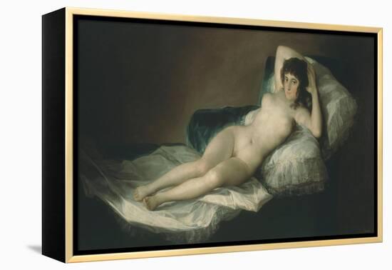 La Maja Desnuda, the Nude Maja, 1797-1800-Francisco de Goya-Framed Premier Image Canvas