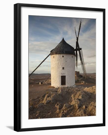 La Mancha Windmills, Consuegra, Castile-La Mancha Region, Spain-Walter Bibikow-Framed Photographic Print