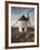 La Mancha Windmills, Consuegra, Castile-La Mancha Region, Spain-Walter Bibikow-Framed Photographic Print