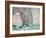 La Manneporte a Etretat, C.1883-85-Claude Monet-Framed Giclee Print