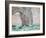 La Manneporte a Etretat, C.1883-85-Claude Monet-Framed Giclee Print