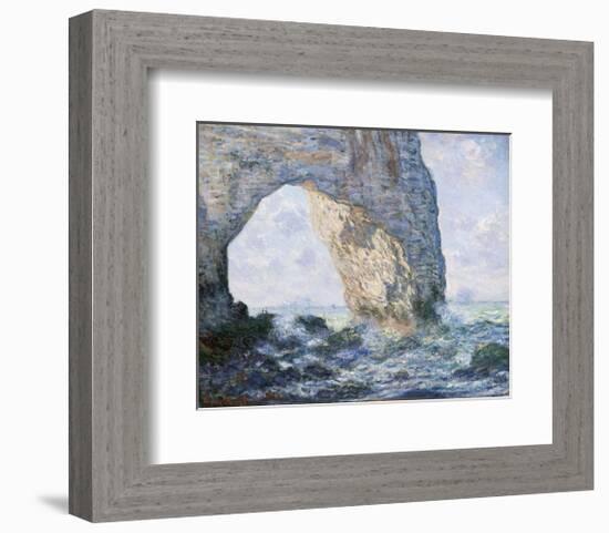 La Manneporte (Etretat), 1883-Claude Monet-Framed Art Print