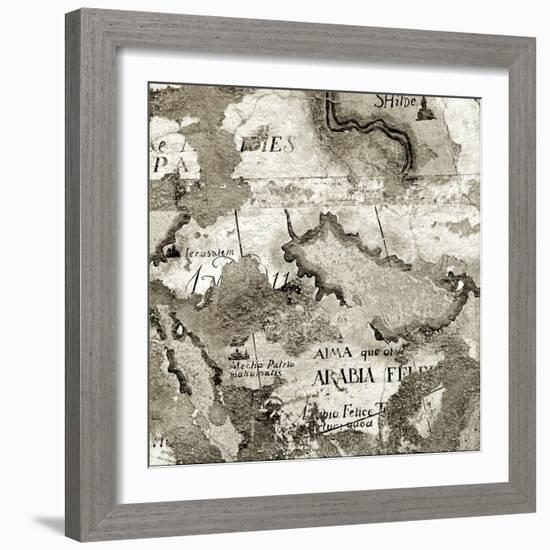 La Mappa II-Alan Blaustein-Framed Photographic Print