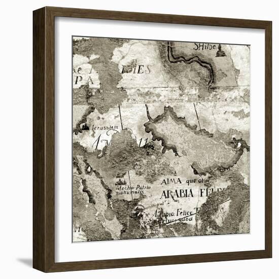 La Mappa II-Alan Blaustein-Framed Photographic Print