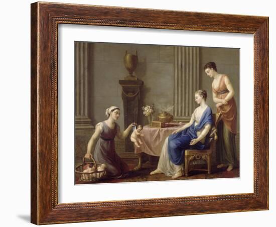 La Marchande d'Amours-Joseph Marie Vien-Framed Giclee Print