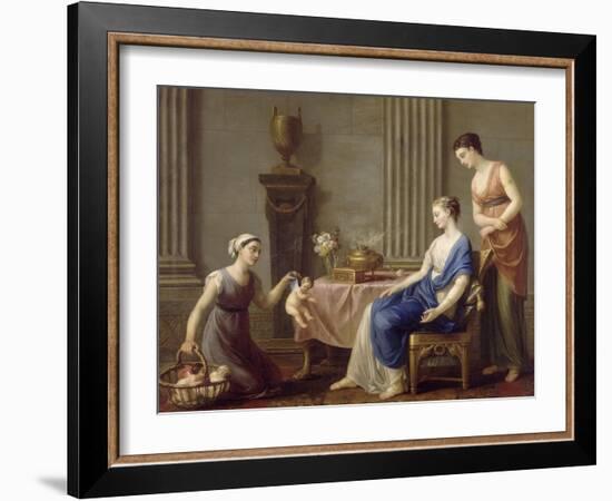 La Marchande d'Amours-Joseph Marie Vien-Framed Giclee Print