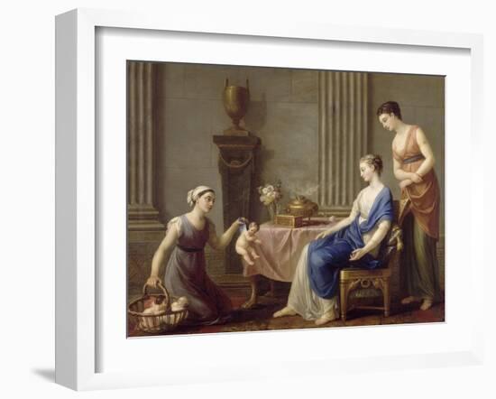 La Marchande d'Amours-Joseph Marie Vien-Framed Giclee Print