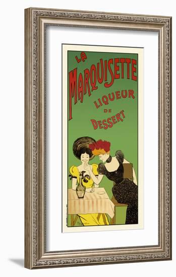 La marquisette liqueur de dessert-Leonetto Cappiello-Framed Art Print