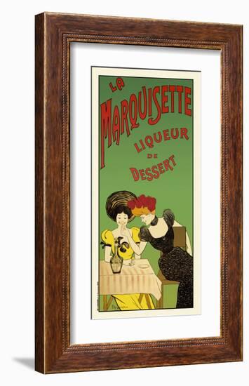 La marquisette liqueur de dessert-Leonetto Cappiello-Framed Art Print