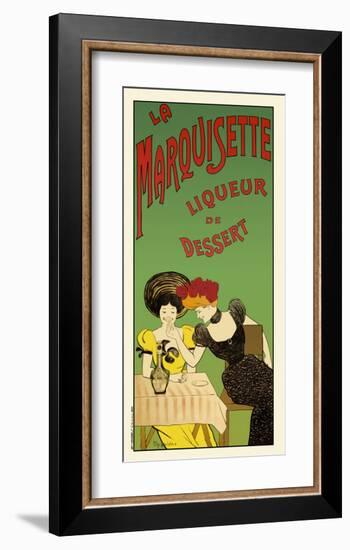 La marquisette liqueur de dessert-Leonetto Cappiello-Framed Art Print