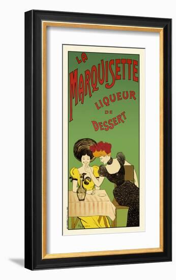 La marquisette liqueur de dessert-Leonetto Cappiello-Framed Art Print