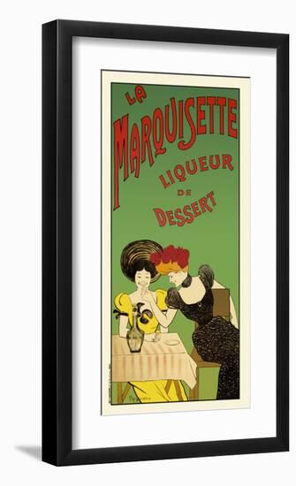 La marquisette liqueur de dessert-Leonetto Cappiello-Framed Art Print