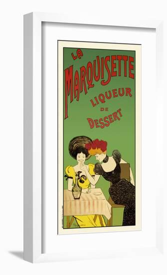 La marquisette liqueur de dessert-Leonetto Cappiello-Framed Art Print