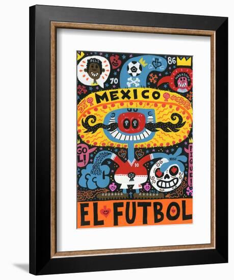 La Mascota del Mundial-Jorge R. Gutierrez-Framed Premium Giclee Print