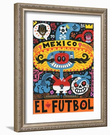 La Mascota del Mundial-Jorge R. Gutierrez-Framed Art Print