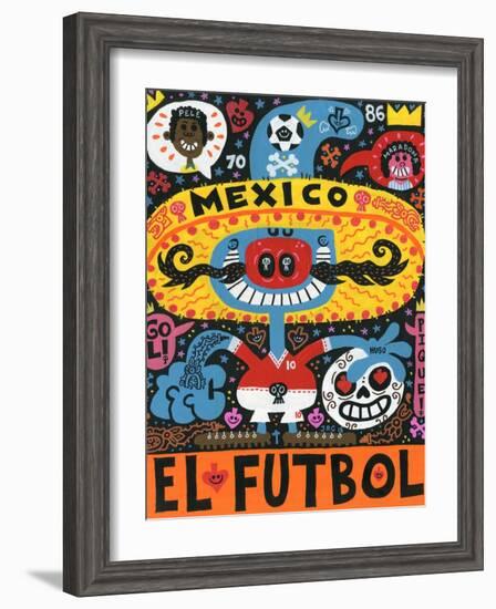 La Mascota del Mundial-Jorge R. Gutierrez-Framed Art Print