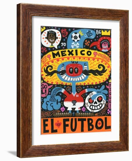 La Mascota del Mundial-Jorge R. Gutierrez-Framed Art Print