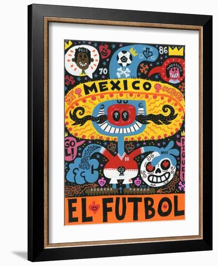 La Mascota del Mundial-Jorge R. Gutierrez-Framed Art Print