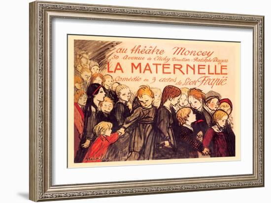 La Maternelle: Comedie en 3 Actes, c.1920-Théophile Alexandre Steinlen-Framed Art Print