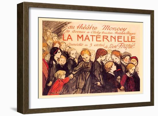 La Maternelle: Comedie en 3 Actes, c.1920-Théophile Alexandre Steinlen-Framed Art Print