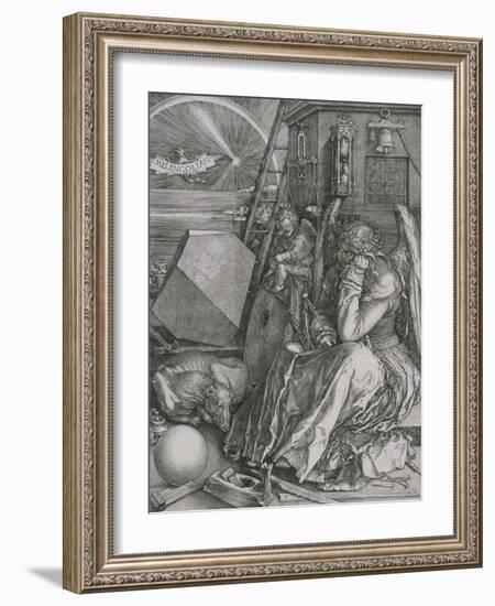 La Mélancolie-Albrecht Dürer-Framed Giclee Print