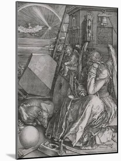 La Mélancolie-Albrecht Dürer-Mounted Giclee Print