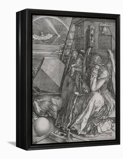 La Mélancolie-Albrecht Dürer-Framed Premier Image Canvas