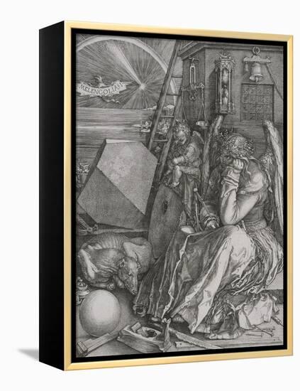 La Mélancolie-Albrecht Dürer-Framed Premier Image Canvas