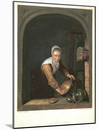 La Menagere, C1630-1670-Gerrit Dou-Mounted Giclee Print