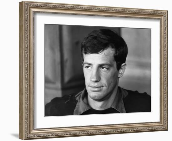 La Mer a boire MARE MATTO by RenatoCastellani with Jean-paul Belmondo, 1963 (b/w photo)-null-Framed Photo