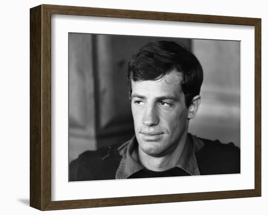 La Mer a boire MARE MATTO by RenatoCastellani with Jean-paul Belmondo, 1963 (b/w photo)-null-Framed Photo