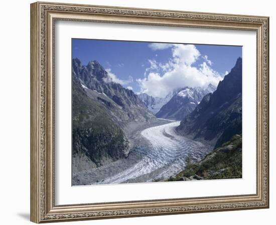 La Mer De Glace Glacier, Chamonix, Savoie (Savoy), France-Michael Jenner-Framed Photographic Print