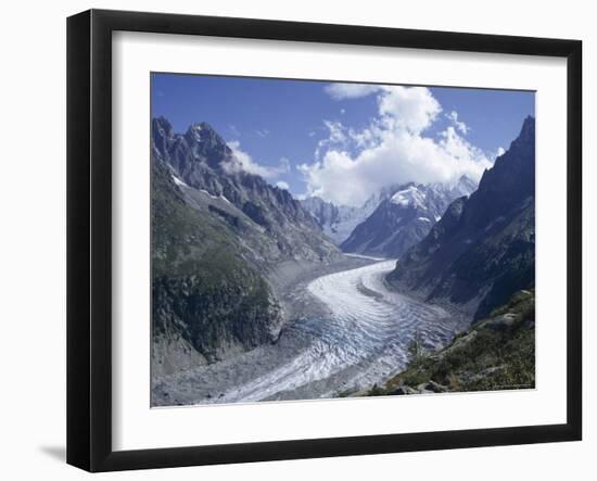 La Mer De Glace Glacier, Chamonix, Savoie (Savoy), France-Michael Jenner-Framed Photographic Print