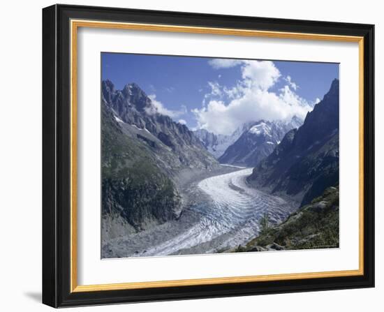 La Mer De Glace Glacier, Chamonix, Savoie (Savoy), France-Michael Jenner-Framed Photographic Print