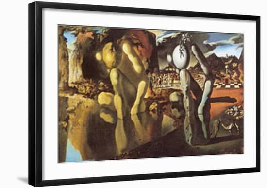 La Metamorfosie di Narciso Metamorphosis of Narcissus-Salvador Dalí-Framed Art Print