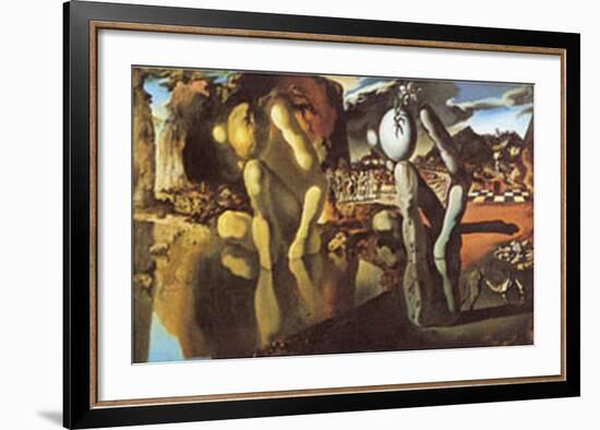 La Metamorfosie di Narciso Metamorphosis of Narcissus-Salvador Dalí-Framed Art Print