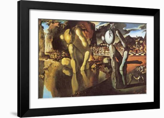 La Metamorfosie di Narciso Metamorphosis of Narcissus-Salvador Dalí-Framed Art Print