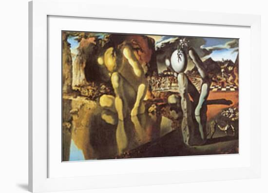 La Metamorfosie di Narciso Metamorphosis of Narcissus-Salvador Dalí-Framed Art Print