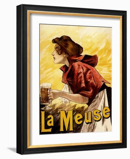 La Meuse Beer, c.1900-null-Framed Giclee Print