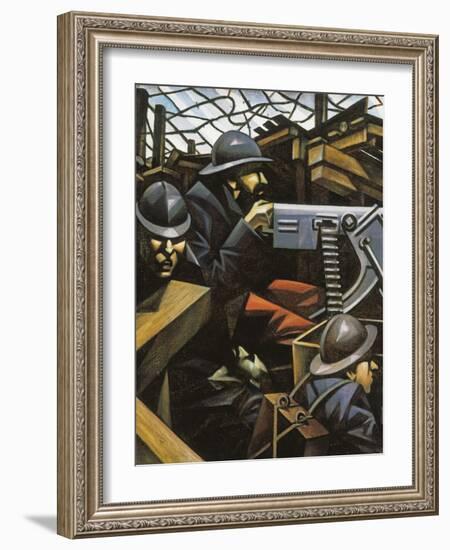 La Mitrailleuse-Christopher Richard Wynne Nevinson-Framed Giclee Print