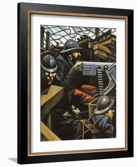 La Mitrailleuse-Christopher Richard Wynne Nevinson-Framed Giclee Print