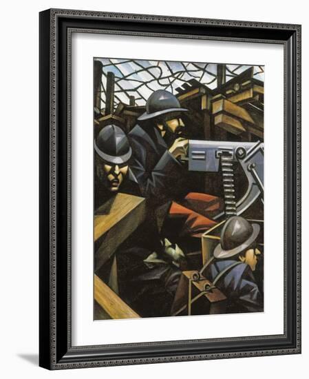 La Mitrailleuse-Christopher Richard Wynne Nevinson-Framed Giclee Print