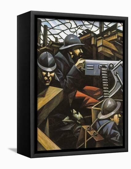 La Mitrailleuse-Christopher Richard Wynne Nevinson-Framed Premier Image Canvas