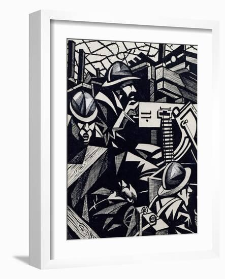 La Mitrailleuse-Christopher Richard Wynne Nevinson-Framed Giclee Print