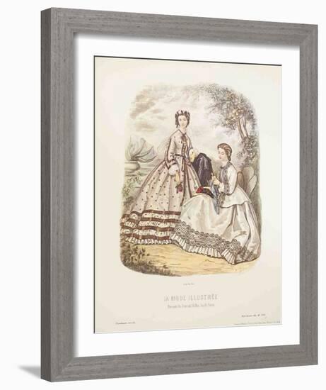 La Mode Illustree No. 226-null-Framed Art Print