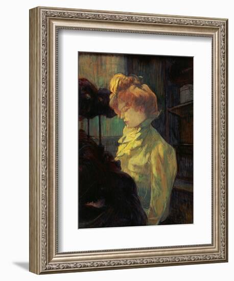 La Modiste, 1900-Henri de Toulouse-Lautrec-Framed Giclee Print